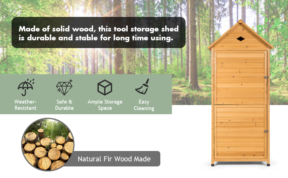 Wooden Storage Shed