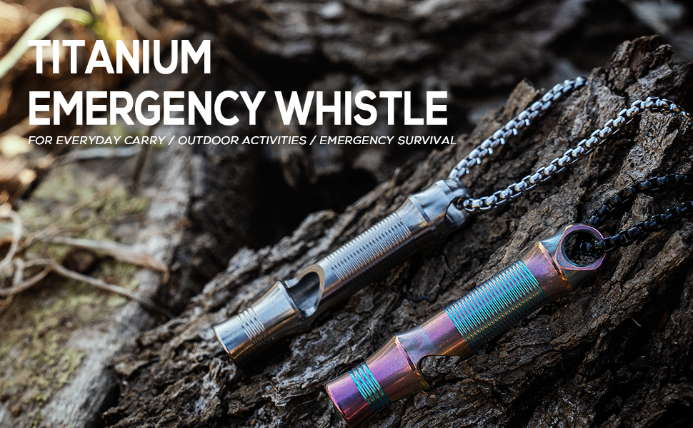 TITANIUM EMERGENCY WHISTLE