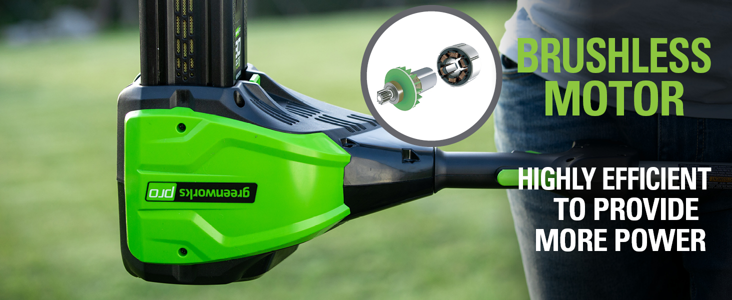 Greenworks PRO 16" 80V Cordless String Trimmer (Attachment Capable