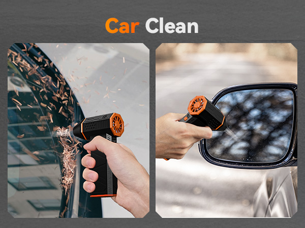 Air duster for car cleaning