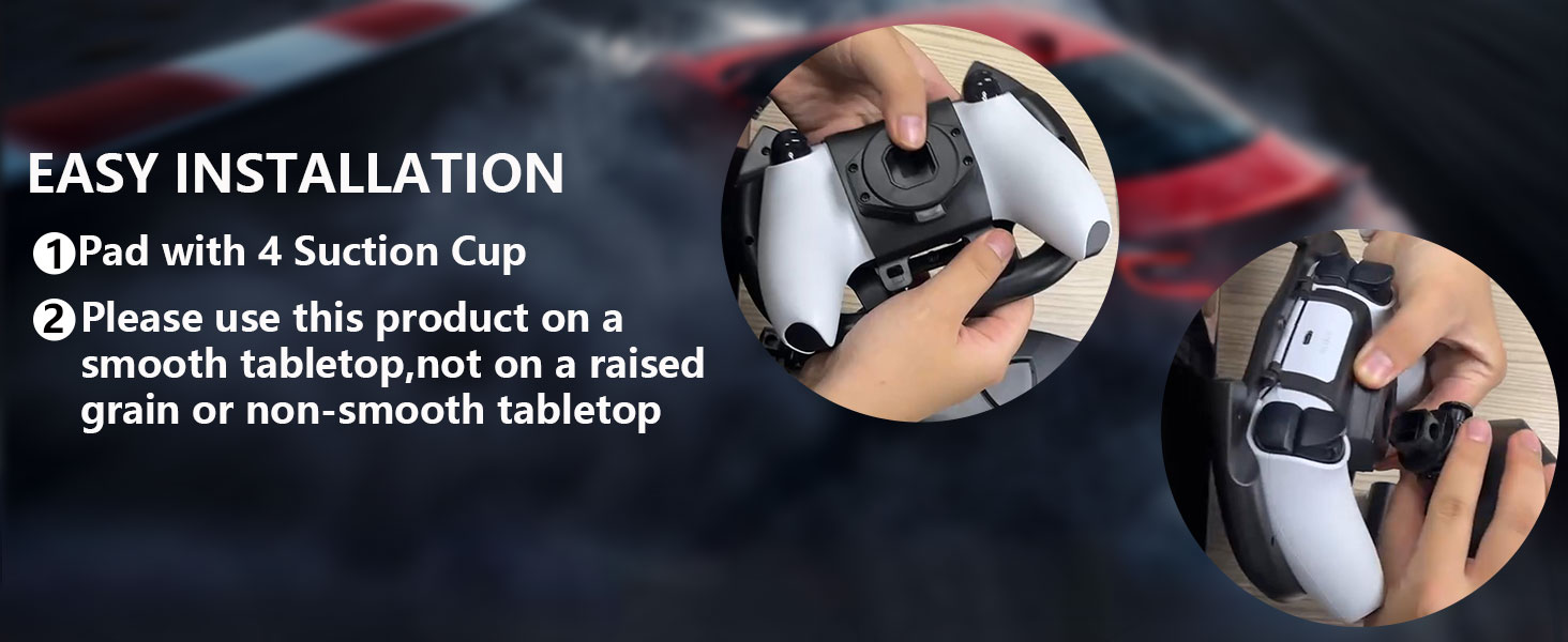 ps5 racing steering wheel controller