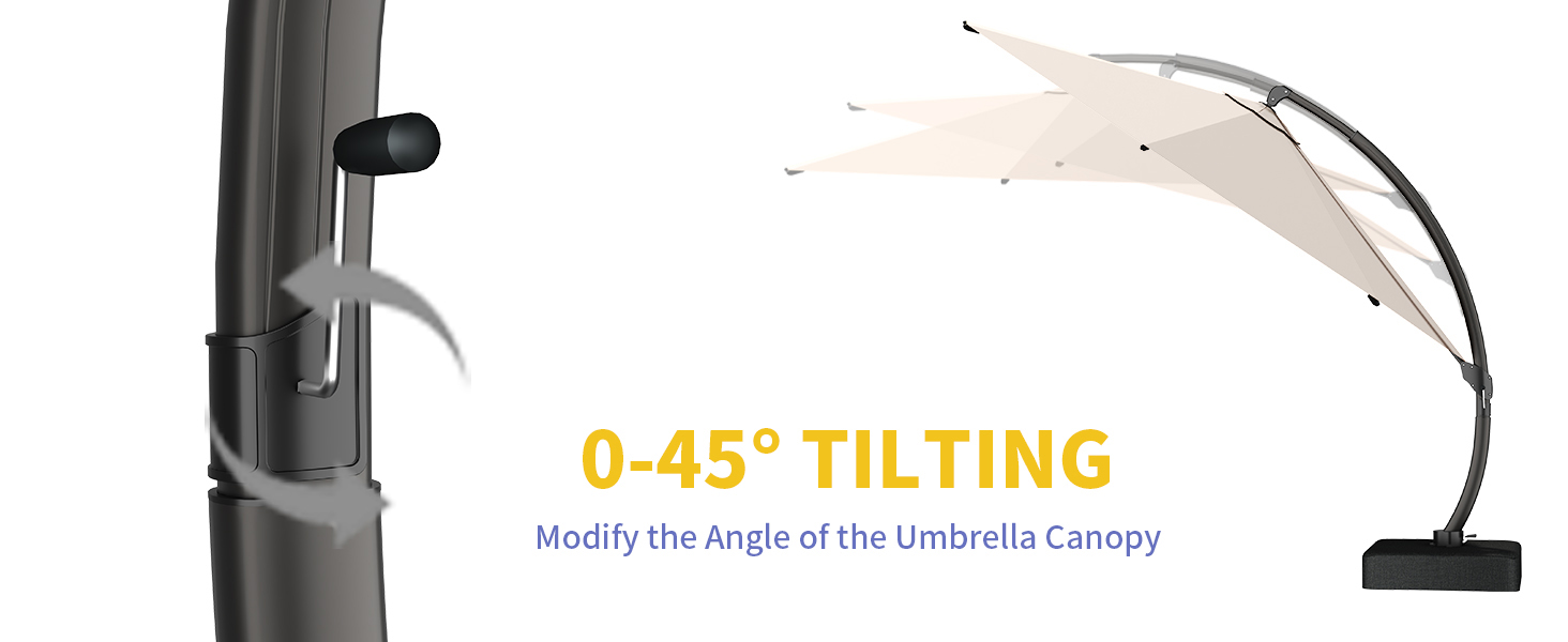 patio umbrella beige pc