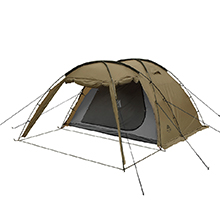 VASTLAND 2ルームドームテント Sサイズ 3人用　タン 2ルームドームテント S（3人用） | キャンプ用品・テントの通販