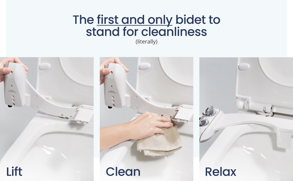 LUXE Bidet NEO 185 Plus NextGeneration Bidet Toilet Seat Attachment