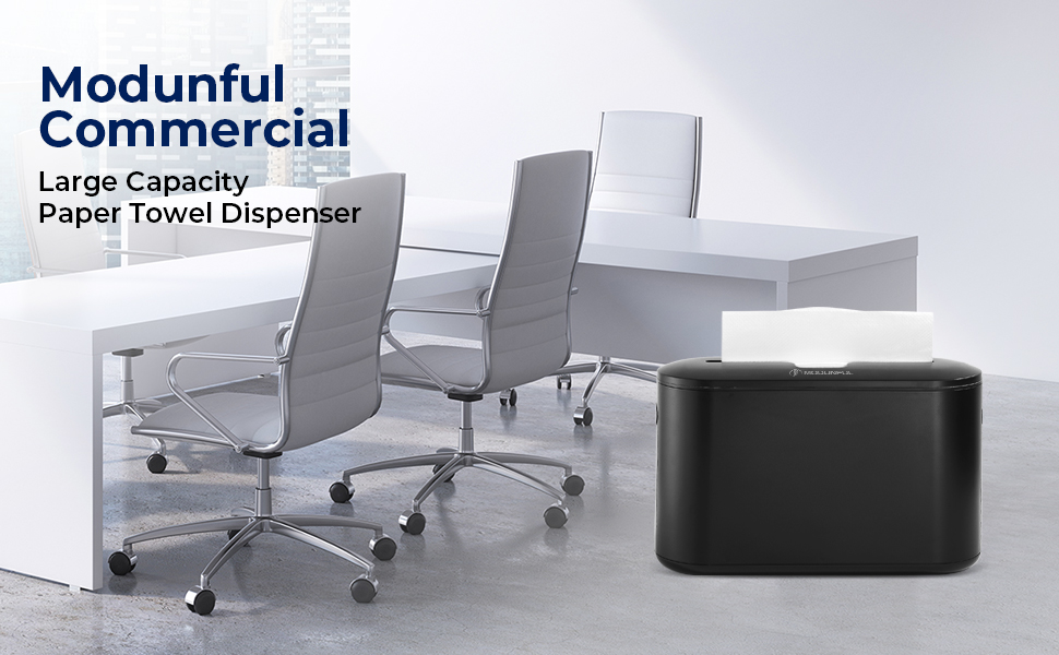 Countertop Paper Towel Dispenser, Multifold Hand Towel