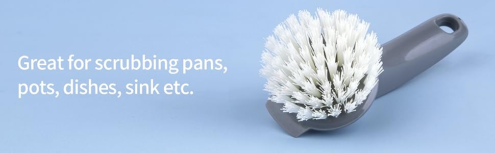 MR.SIGA Pot and Pan Cleaning Brush - Pack of 2