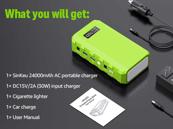 Amazon.com: SinKeu Portable Power Station 88Wh, Solar Generator
