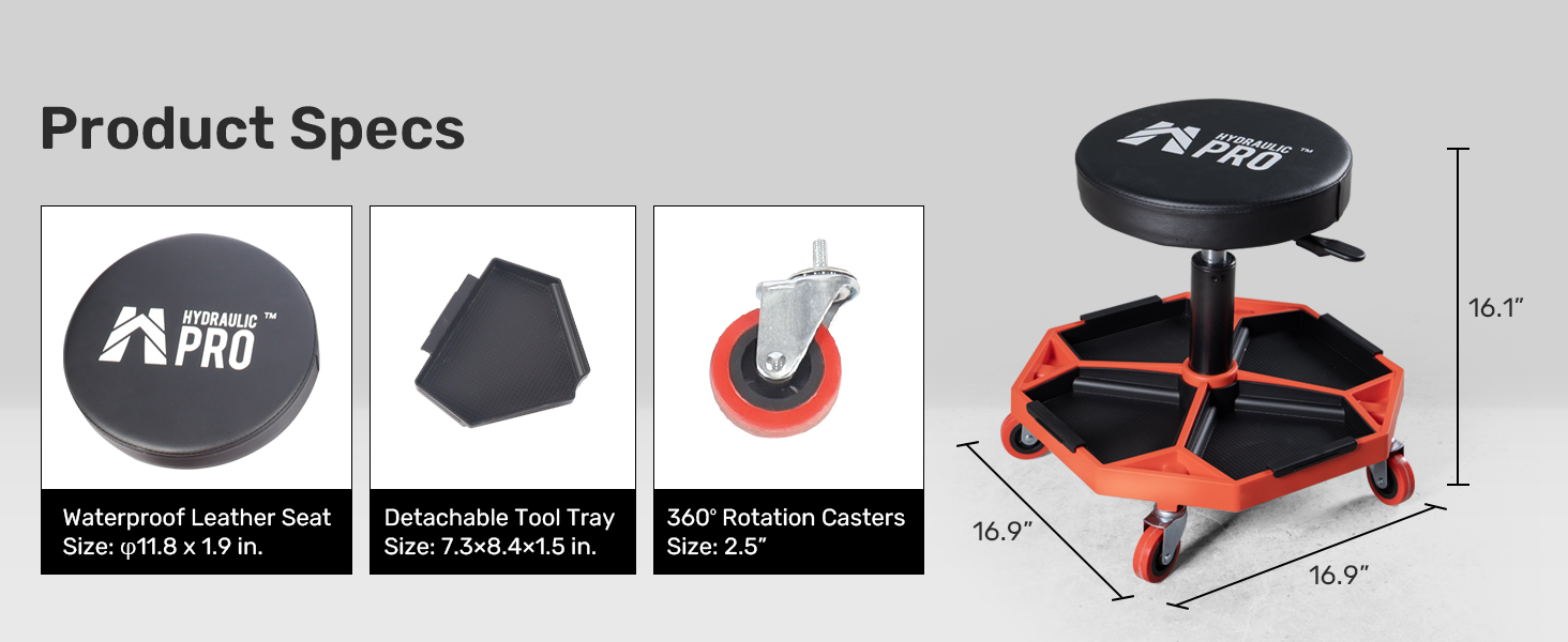 Rolling Mechanic Stool