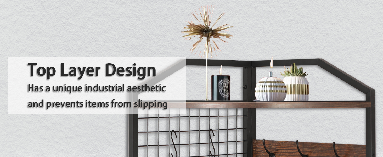 Wioazo Corner Coat Rack, Corner Clothes Rack with