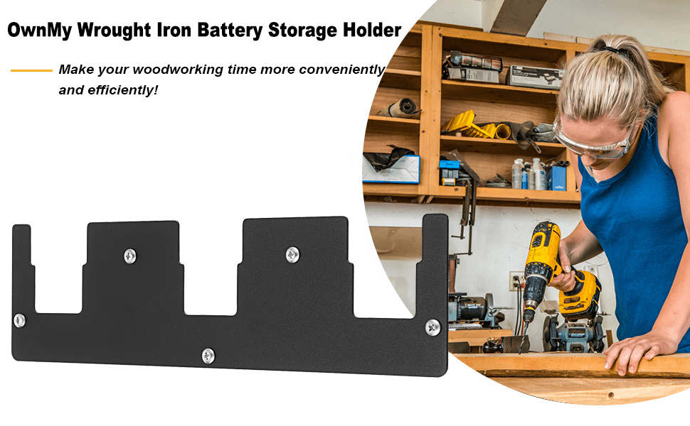 OwnMy Battery Holder for Milwaukee M18 18V Battery Tools