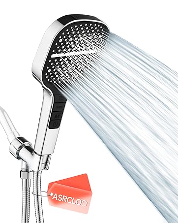 Handheld Shower Head with Extra Long Hose