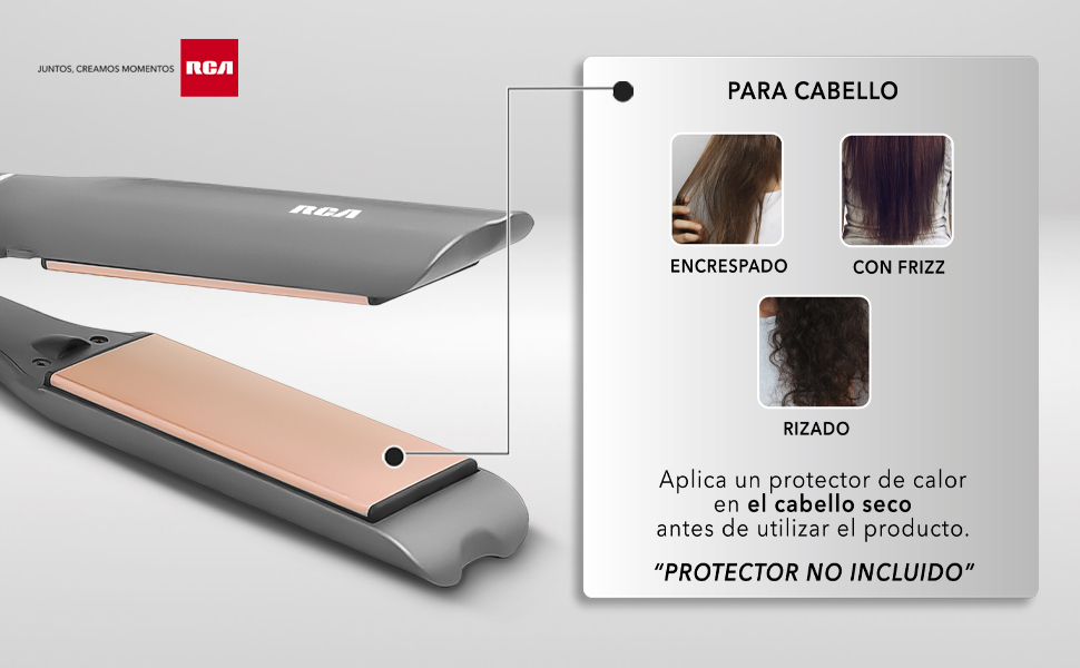 RC-P51, PLANCHA ALACIADORA, RCA, CUIDADO PERSONAL, PLACAS DE CERÁMICA