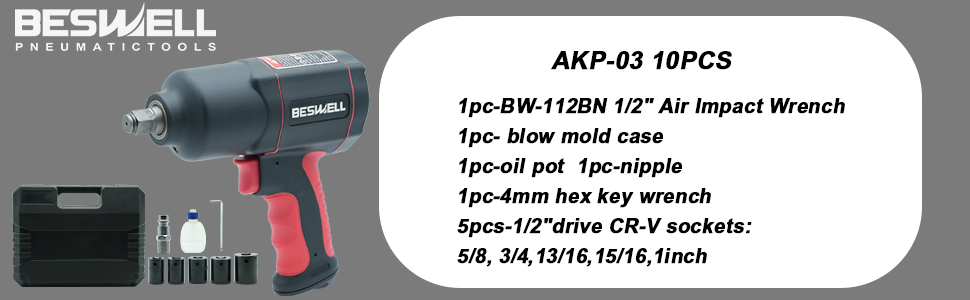 air impact gun set