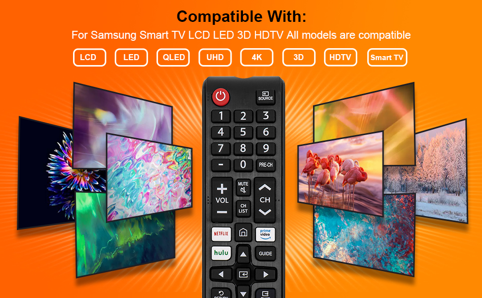 2 PCS New Universal Remote Control for All Samsung TV