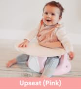 Upseat Baby Floor Seat Booster Chair for Sitting Up with Removable Tray for Meals and Playtime, D...
