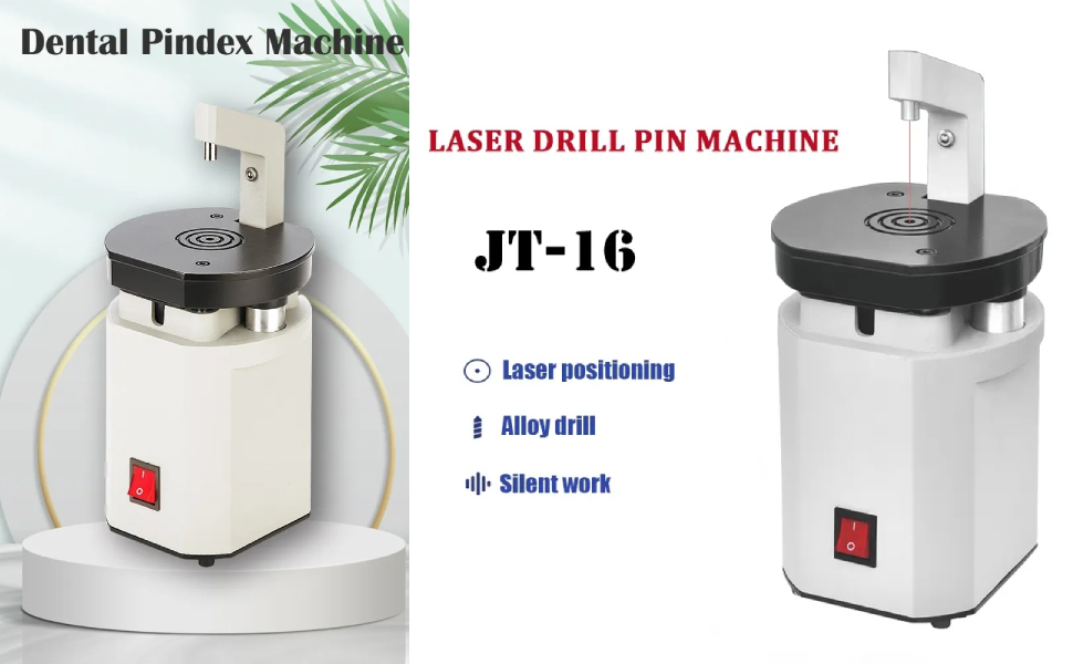 Dental 100W JT16 Model Lab Laser Pindex Drill Machine Pin