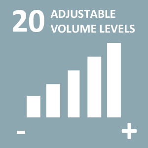 20 volume levels