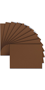 Brown Foam Sheets Crafts 9x12 Inch 2mm