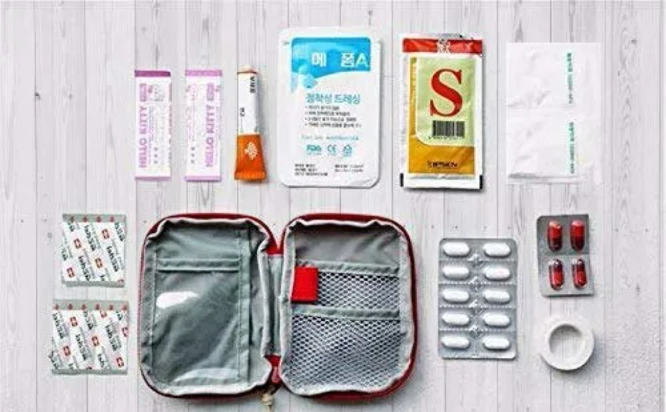 AASAISH Mini First Aid Kit Travel Pouch Medicine S... 3 first aid box,emergency kit,medicine storage,medical emergency,home,outdoor survival kit,medical tap