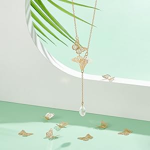 Butterfly Filigree Charms 