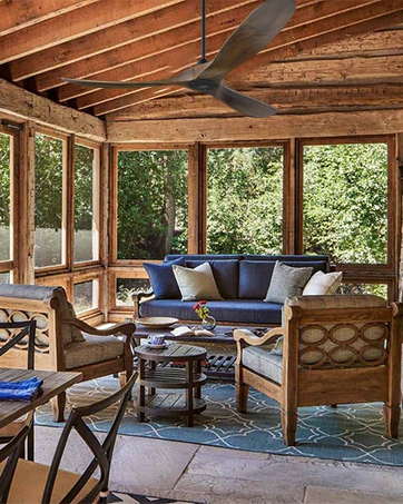 Modern Farmhouse Ceiling Fan with Remote