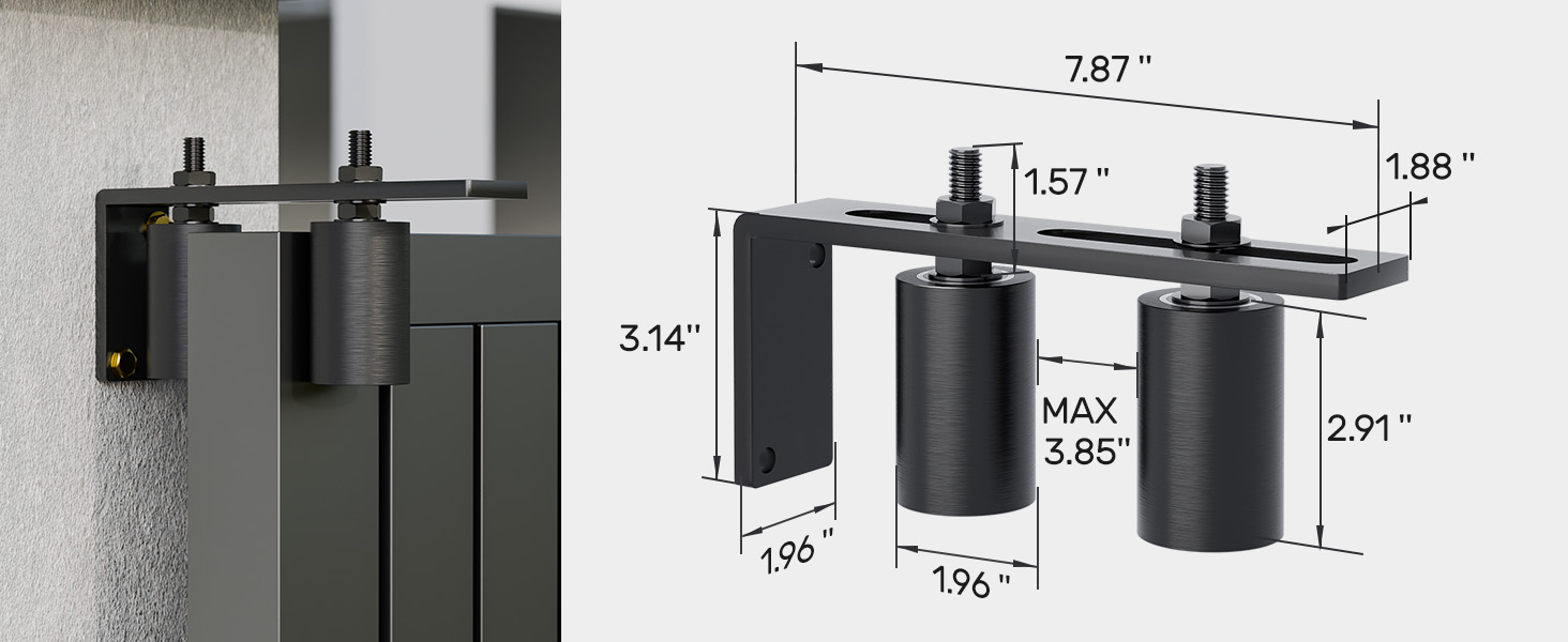 Heavy Duty Slide Gate Guide Roller