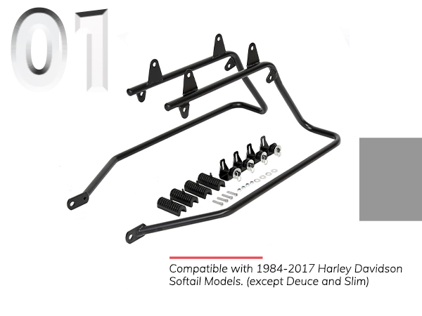 Amazon.com: KUAFU Saddlebag Conversion Bracket, Saddle Bag