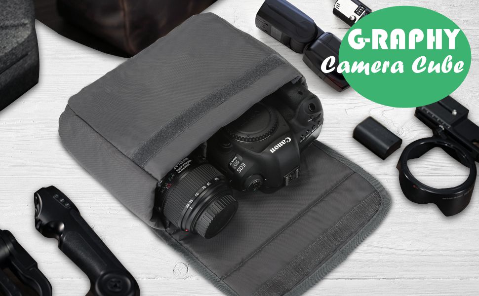 Graphy Camera Inserts Protective Bag Padded Insert Camera Cube Make