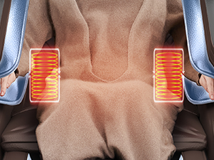 Massage chair Lower back heating