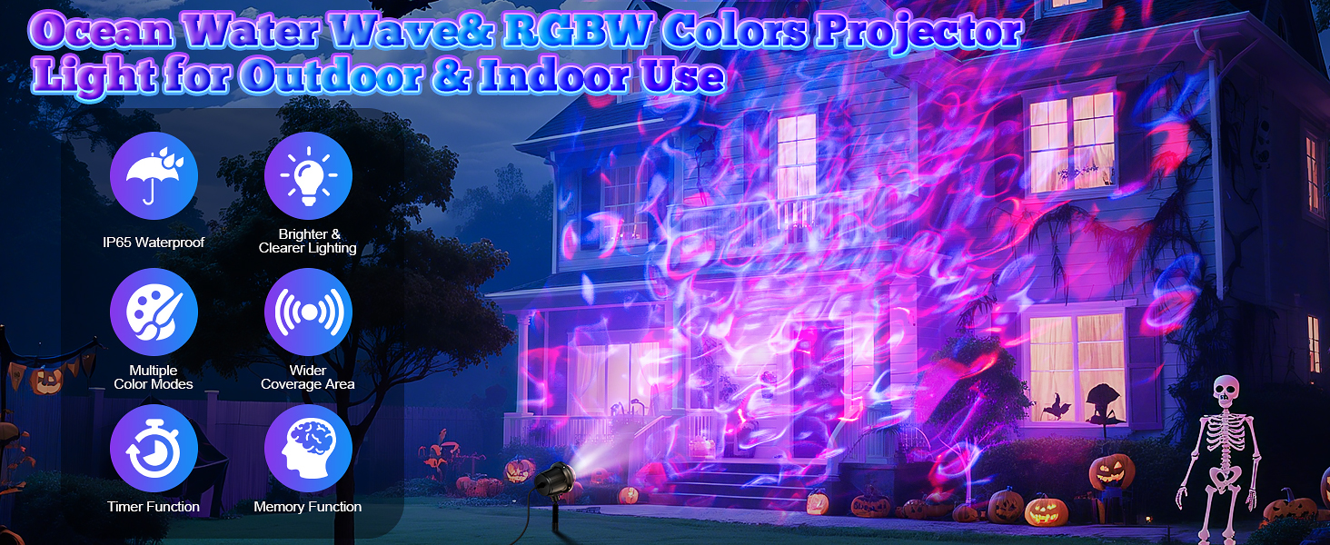 Halloween projector light