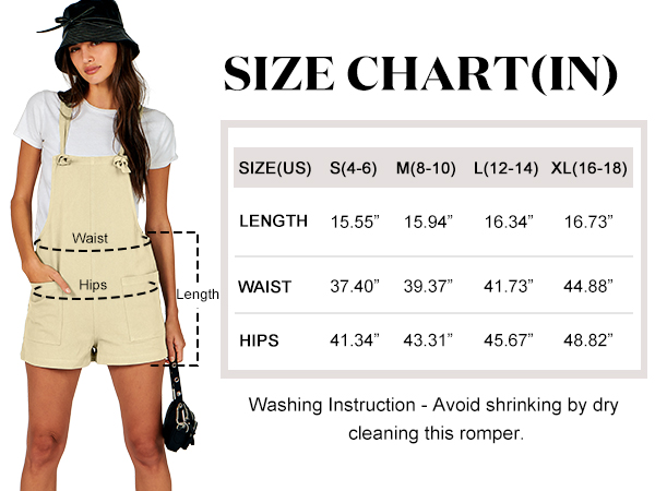 Loose Sleeveless Adjustable Straps Bib Shorts Romper