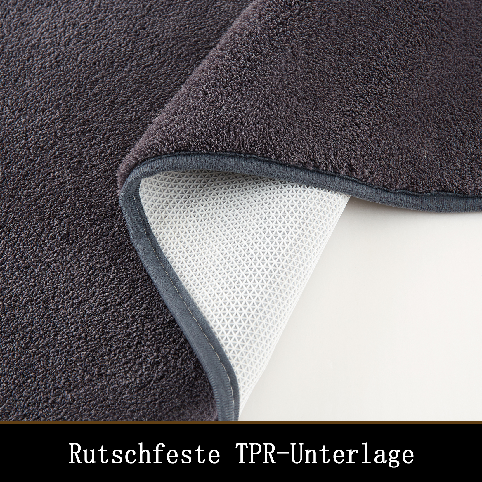 Rutschfeste Unterlage des Badezimmerteppichs
