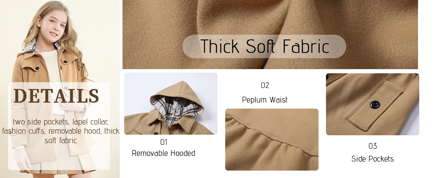 Details of Trench Coat for Girls