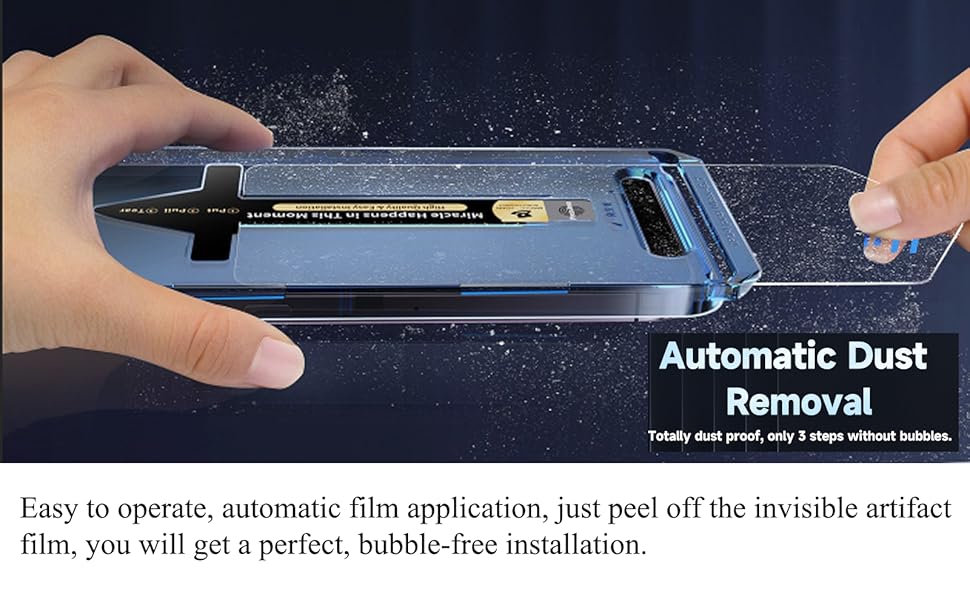 Invisible Artifact Screen Protector Dust Free Without