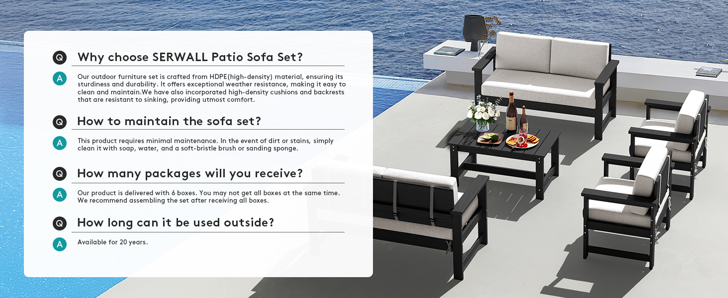 black sofa set 3-1