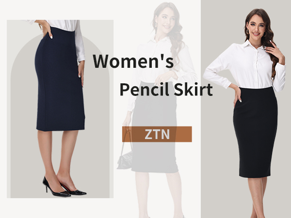 Amazon.com: ZTN Skirts for Women Stretch High Waist Pencil Amazon.com: ZTN Skirts for Women Stretch High Waist Pencil