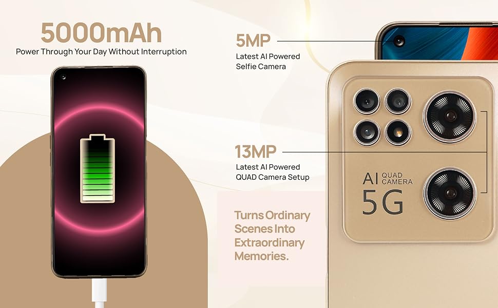 spark 70 5G ذهبي