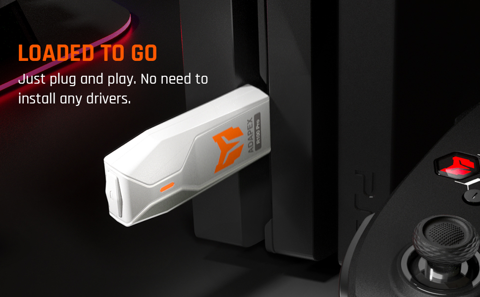 BIGBIG WON Controller Wireless Adapter for Switch, Windows, PS4, PS5