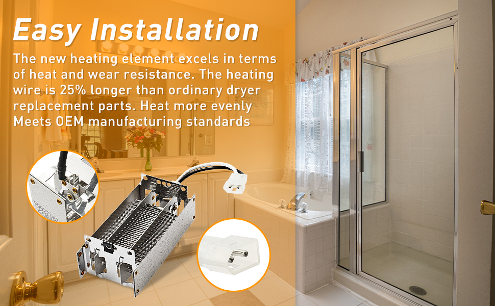 ArrogantF S97020888 Heating Element Compatible with Broan Nutone