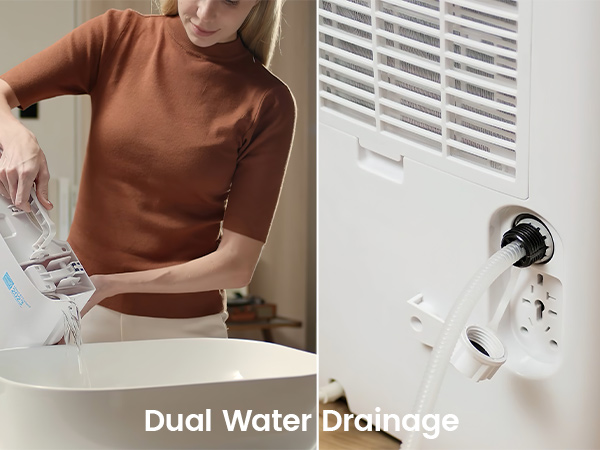 Kesnos Dehumidifier for Basement with Drain Hose