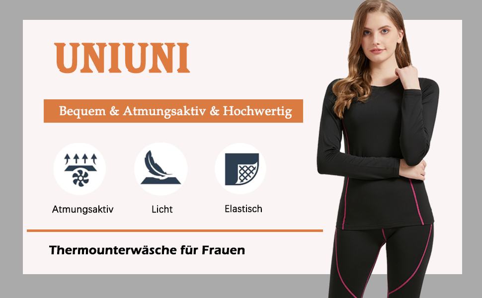 thermounterwäsche damen