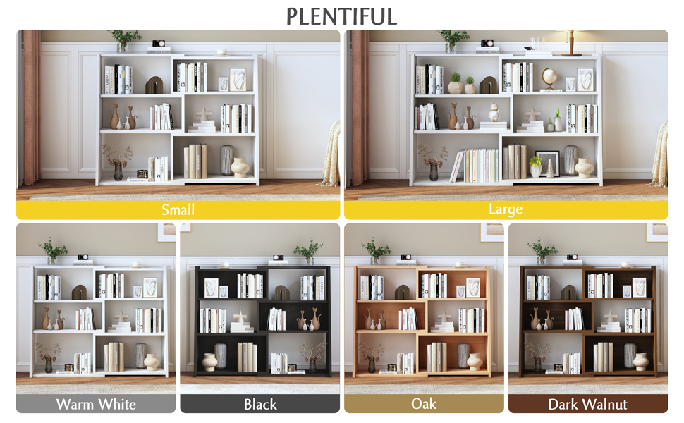 wide bookshelf