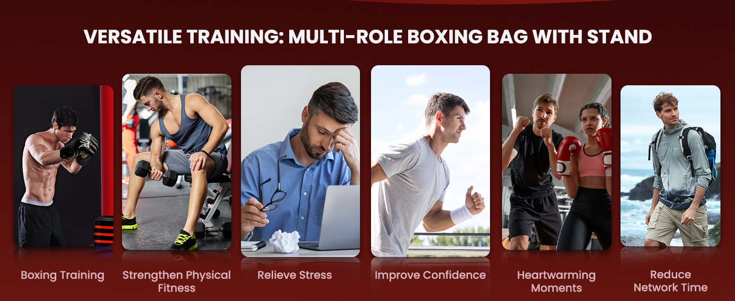 Boxing Bag with Stand