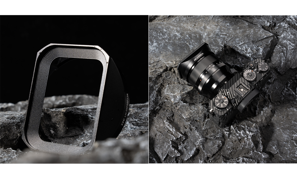 アクセサリー fye Amazon.com : JJC Metal Square Lens Hood with a Hood Cap for