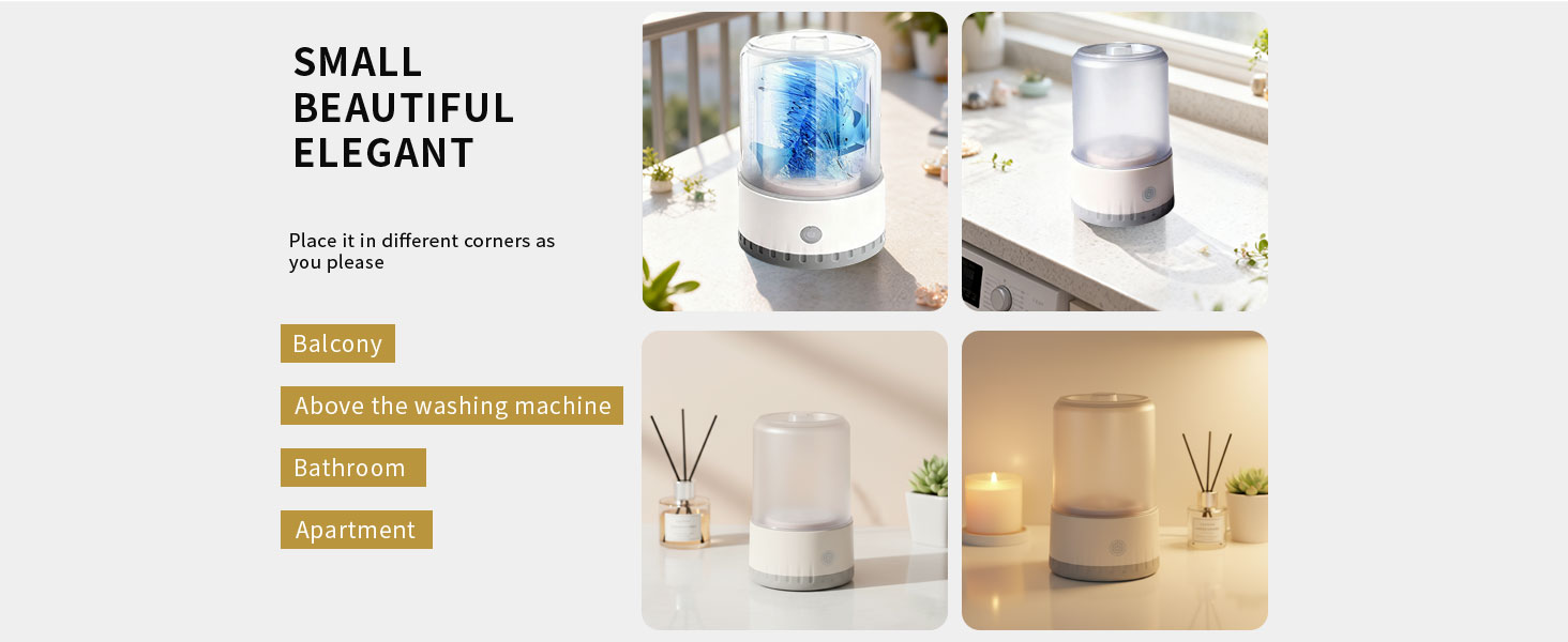 Underwear Washing Machine, BPA-free Portable Mini Washer for Socks, Baby Clothes, Cordless Small Laundry Cup for Travel, Dorm, Apartment, RV, Camp, Kids (Vanilla Off-White) 20 portable washing machine washing machine portable washer mini washing machine