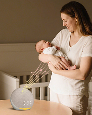 white noise alarm clock