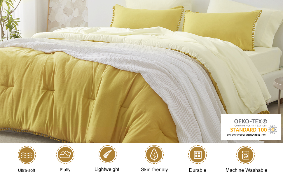 GRT King Size Bed in a Bag 7Pieces Reversible Comforter