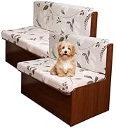 GOSTADY RV Dinette Cushion Covers Stretch Printed RV Sofa Seat Slipcovers Replacement Non-Slip Ca...