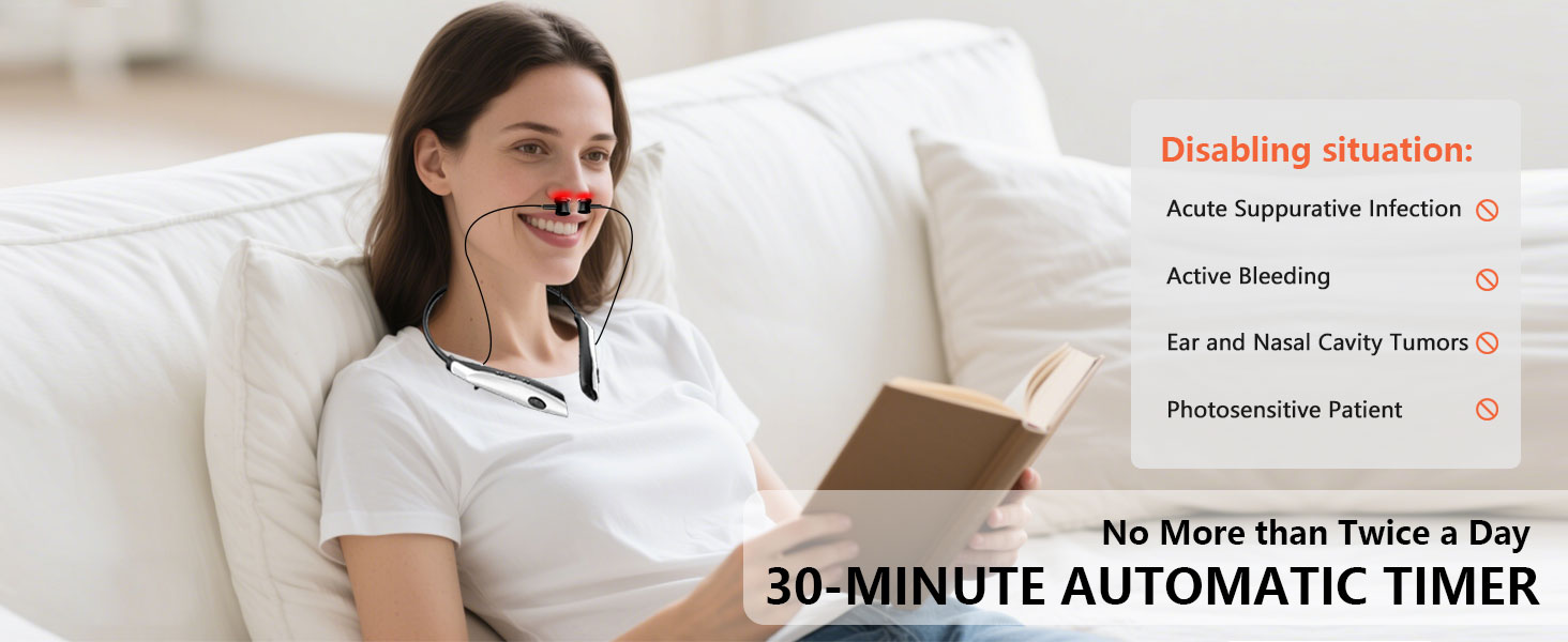 nose red light therapy