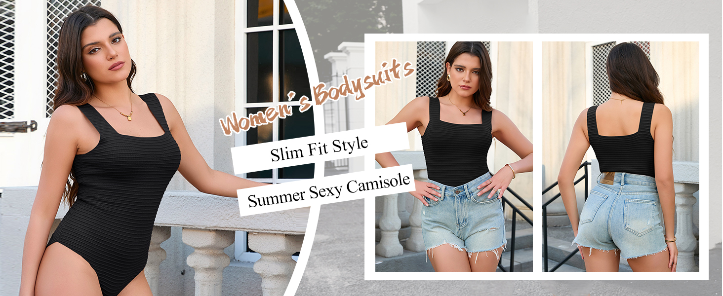 Women's Bodysuits Summer Sexy Camisole